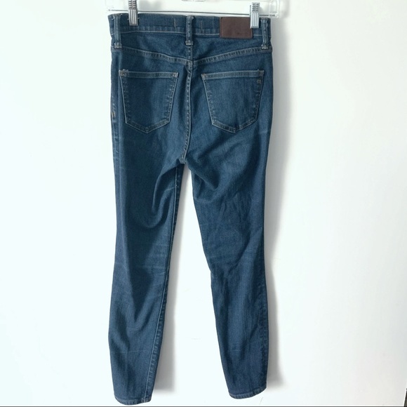 Madewell High Riser Skinny Jeans in Atlantic - Picture 6 of 9